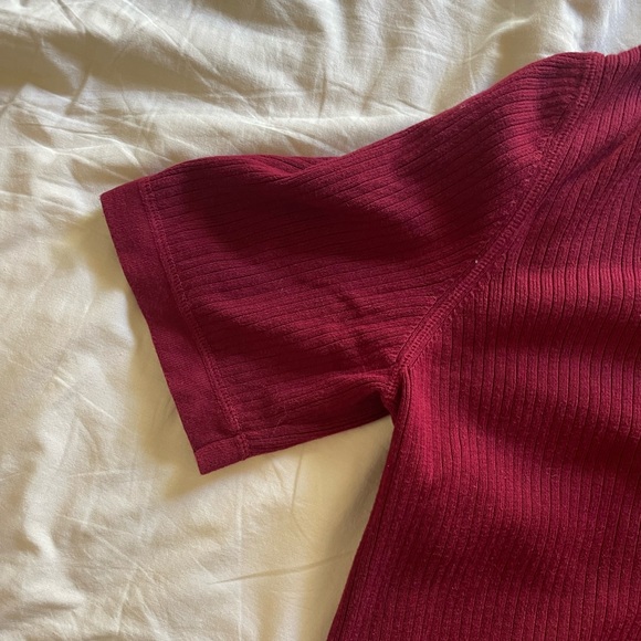 Burgundy Eddie Bauer Shirt - Picture 2 of 8